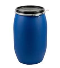 Tambor Plastico 160 Litros Tapa Movil Reacondicionado